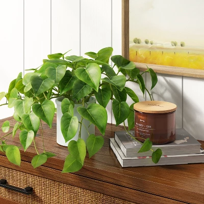 14" X 28" Artificial Pothos Plant In Pot - Threshold™ 1 14" X 28" Artificial Pothos Plant In Pot - Threshold™