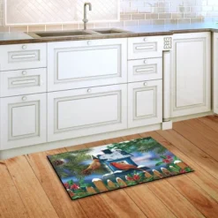 Briarwood Lane Snow Day Cardinals Winter Doormat Birdhouse Indoor / Outdoor 30" X 18" -Home Decor Series Store GUEST 583e8428 14dc 4329 b176 ec66cb336740