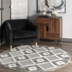 NuLOOM Journey Shaggy Checkered Tiles Tassel Area Rug -Home Decor Series Store GUEST 5b34ee2d 09e4 493d 8429 68f260215c8d