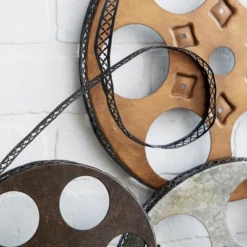 Metal Film Reels Wall Decor - Olivia & May