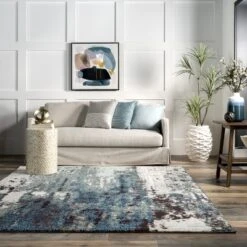 NuLOOM Haydee Glacial Abstract Area Rug -Home Decor Series Store GUEST 5d40b7e7 5bfd 49a3 9138 1a155b1f836b