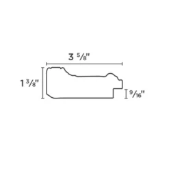 Creative Mark Museum Collection Plein Aire Antique Black W/ Gold Liner Frame 3.5" Wide -Home Decor Series Store GUEST 5e1aaf2c b3c1 41cd a556 af1039dcbe7b