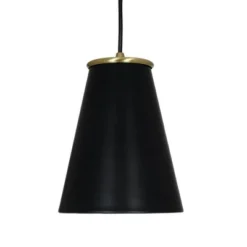 10.38" Metal Pendant Ceiling Light Black - Cresswell Lighting -Home Decor Series Store GUEST 5e3461d7 124d 40e9 bde5 5d7e826ed3e6