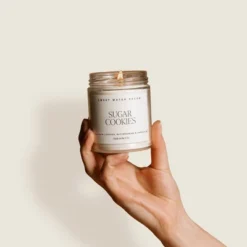Sweet Water Decor Sugar Cookies 9oz Clear Jar Soy Candle