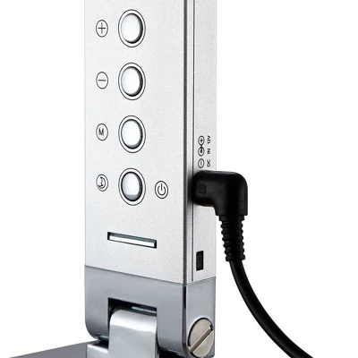 360 Lighting Jett Modern Desk Lamp 16 1/2" High Silver With USB Port And Nightlight LED Dimmer Touch On Off For Bedroom Bedside Nightstand Family Home 6 360 Lighting Jett Modern Desk Lamp 16 1/2" High Silver With USB Port And Nightlight LED Dimmer Touch On Off For Bedroom Bedside Nightstand Family Home - Image 6