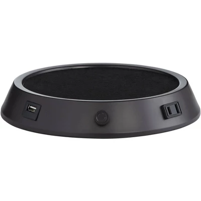 360 Lighting Helene Country Cottage Table Lamp 26" High Cream White Ceramic With Dimmable USB Workstation Base Tan Drum Linen For Living Room Desk 2 360 Lighting Helene Country Cottage Table Lamp 26" High Cream White Ceramic With Dimmable USB Workstation Base Tan Drum Linen For Living Room Desk - Image 2