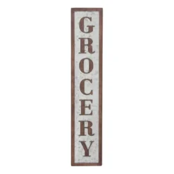 Farmhouse Metal Sign Wall Decor Brown/Gray - Olivia & May -Home Decor Series Store GUEST 6352bae6 0abf 4ba0 8536 7467474b0399