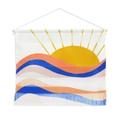 SunshineCanteen Sunrise Surf Fiber Wall Art - Society6 -Home Decor Series Store GUEST 63d07c3f 7561 4afe 9e2d 7061c01565e0