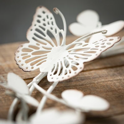 16.25"H Sullivans Ornate Butterfly Wreath Panel, Multicolored 1 16.25"H Sullivans Ornate Butterfly Wreath Panel, Multicolored