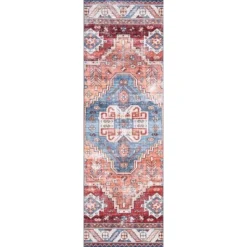 NuLOOM Marli Machine Washable Faded Medallion Area Rug 20 NuLOOM Marli Machine Washable Faded Medallion Area Rug -Home Decor Series Store GUEST 64f116d7 e570 4c92 87fc 63c9fe6eb9e4