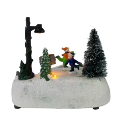 Northlight 5.5" LED Lighted Animated And Musical Christmas Skating Village Display Piece -Home Decor Series Store GUEST 65b92986 28b4 47f8 aa9a cc429b6838d5