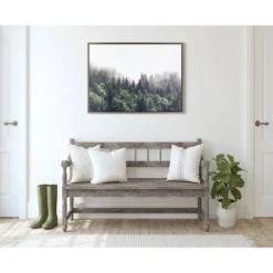 28" X 38" Sylvie Lush Green Forest On A Foggy Day Framed Canvas Gray - Kate & Laurel All Things Decor 9 28" X 38" Sylvie Lush Green Forest On A Foggy Day Framed Canvas Gray - Kate & Laurel All Things Decor -Home Decor Series Store GUEST 680f4831 f012 44b2 a880 701d51da4168