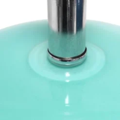 15.25" Modern Ovaloid Glass Bedside Table Lamp With Fabric Shade - Lalia Home -Home Decor Series Store GUEST 6810615e d779 4dd9 a891 9913cb9b3fdd