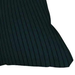 16"x16" Poems Color-Block Lines Square Throw Pillow Dark Green/Olive - Deny Designs