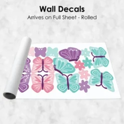Big Dot Of Happiness Beautiful Butterfly - Peel And Stick Nursery And Kids Room Vinyl Wall Art Stickers - Wall Decals - Set Of 20 -Home Decor Series Store GUEST 6aeb1811 ae91 425b be52 094334d3111a