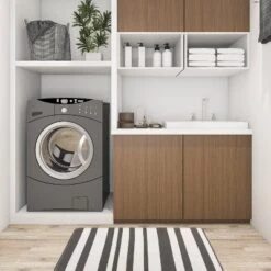 World Rug Gallery Contemporary Striped Anti-Fatigue Standing Mat -Home Decor Series Store GUEST 6c78b1c1 ea4d 4391 8580 6ee33b769af0