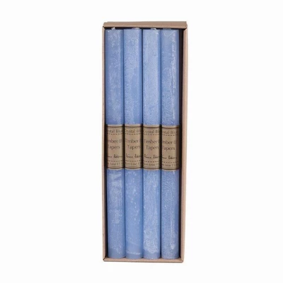 Northlight 12" Pale Blue Traditional Cylindrical Taper Candle Box 1 Northlight 12" Pale Blue Traditional Cylindrical Taper Candle Box