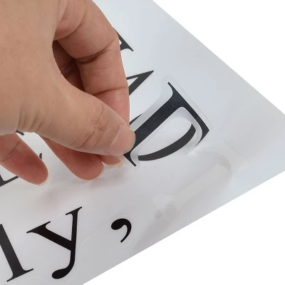 Unique Bargains Livingroom English Words Printed Removable Sticker Decal Mural PVC Wall Decal 35.4" X 11.8" Black White 1 Pc 1 Unique Bargains Livingroom English Words Printed Removable Sticker Decal Mural PVC Wall Decal 35.4" X 11.8" Black White 1 Pc