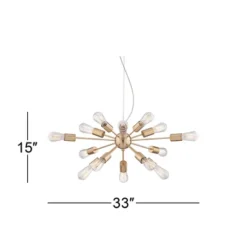 Possini Euro Design Hemingson Gold Large Chandelier 33" Wide Modern Sputnik 12-Light LED Fixture For Dining Room House Foyer Kitchen Island Entryway 13 Possini Euro Design Hemingson Gold Large Chandelier 33" Wide Modern Sputnik 12-Light LED Fixture For Dining Room House Foyer Kitchen Island Entryway -Home Decor Series Store GUEST 6dc62696 3edd 4d7e 864f f4c76e89043b