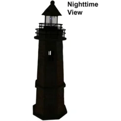 Sunnydaze Decor Sunnydaze Outdoor Backyard Garden Nautical Lighthouse Solar LED Pathlight Statue Figurine - 35" - Brick -Home Decor Series Store GUEST 6ea89e76 536d 4205 8cd1 d66c746b2272
