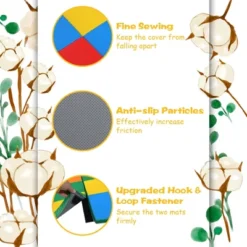 Costway 58'' Toddler Foam Play Mat Baby Folding Activity Floor Mat Home School Daycare 17 Costway 58'' Toddler Foam Play Mat Baby Folding Activity Floor Mat Home School Daycare -Home Decor Series Store GUEST 6eb1dfd6 fe47 4789 b7a4 44953932ef6c