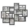 12-Photo Picture Frame Collage - Multi-Picture Wall-Mounted Display Gallery With 12 Openings For 4x6-Inch Photos Or Pictures By Lavish Home (Black)