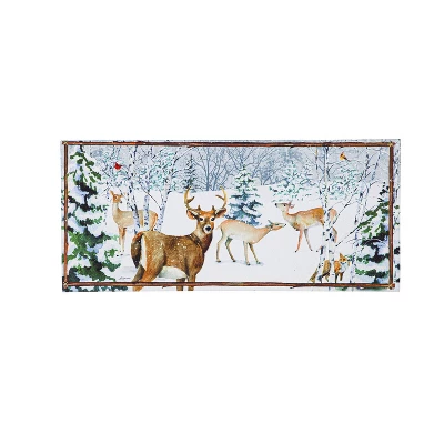 Evergreen Winter's Whisper Sassafras Indoor Outdoor Switch Doormat 1'10"x10" Brown 1 Evergreen Winter's Whisper Sassafras Indoor Outdoor Switch Doormat 1'10"x10" Brown