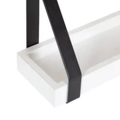 (Set Of 2) 5" X 10" Sudbury Wood And Metal Wall Shelf Set White/Black - Kate & Laurel All Things Decor 10 (Set Of 2) 5" X 10" Sudbury Wood And Metal Wall Shelf Set White/Black - Kate & Laurel All Things Decor -Home Decor Series Store GUEST 736fe602 ad13 462f 8c7b ef852f7c7905
