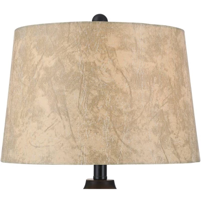 Franklin Iron Works Kaly Rustic Table Lamps With Square Risers 25" High Set Of 2 Oil Rubbed USB Charging Port Bronze Drum Shade For Living Room Desk 1 Franklin Iron Works Kaly Rustic Table Lamps With Square Risers 25" High Set Of 2 Oil Rubbed USB Charging Port Bronze Drum Shade For Living Room Desk