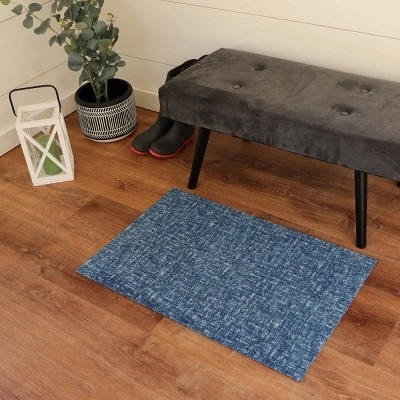 2'x3' ColorStar Static Door Mat Blue - Bungalow Flooring 2 2'x3' ColorStar Static Door Mat Blue - Bungalow Flooring - Image 2