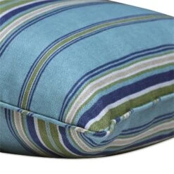Outdoor/Indoor Oversized Throw Pillow Terrace Breeze Blue - Pillow Perfect