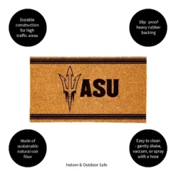 Evergreen Arizona State University Logo Turf Mat, Brown- 28 X 16 Inches Indoor Outdoor Doormat -Home Decor Series Store GUEST 7710d946 32ec 4f98 9dc4 1e60e6f9a971
