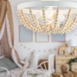 15" Delilah Boho Semi-Flush Mount Pendant White - River Of Goods -Home Decor Series Store GUEST 7744468d 2b77 4f8b 8b8f fa8099517c34