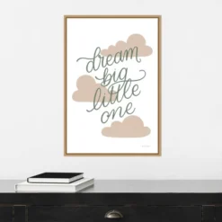 16" X 23" Boho Nursery IV By Becky Thorns Framed Canvas Wall Art Light Brown - Amanti Art -Home Decor Series Store GUEST 77890dc0 0bf5 43be bd85 27ec750c5557