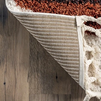 NuLOOM Kali Shaggy Diamond Tassel Area Rug 6 NuLOOM Kali Shaggy Diamond Tassel Area Rug - Image 6