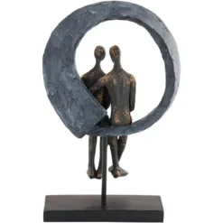 Studio 55D Abstract Couple 12" High Antique Brass Sculpture 11 Studio 55D Abstract Couple 12" High Antique Brass Sculpture -Home Decor Series Store GUEST 78f08904 c30f 46e4 9ceb 0931402ea384