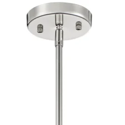 Possini Euro Design Smart Polished Nickel Chandelier 20" Wide Modern Drum Clear Crystal 6-Light Fixture For Dining Room House Foyer Kitchen Island -Home Decor Series Store GUEST 791693e4 4f79 4e35 a0aa 213342f91301