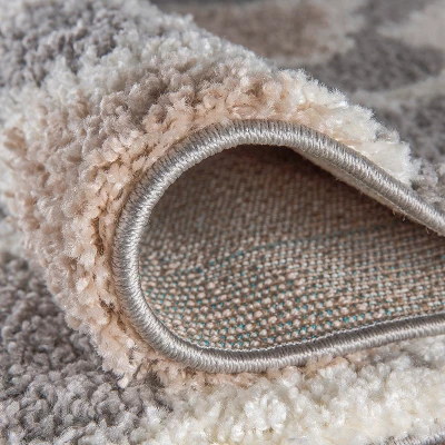 World Rug Gallery Cozy Moroccan Trellis Shag Area Rug 4 World Rug Gallery Cozy Moroccan Trellis Shag Area Rug - Image 4