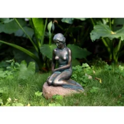 Techko Maid ABS Resin Little Mermaid Solar Outdoor Garden Statue Decor With Spotlight -Home Decor Series Store GUEST 79988634 b19f 44c0 89e7 602a2296749a