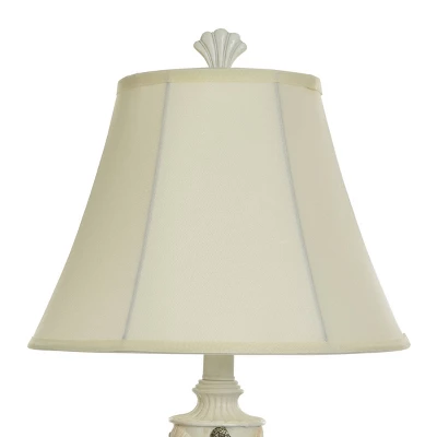 61" Seashell Floor Lamp Coastal Cream - StyleCraft 2 61" Seashell Floor Lamp Coastal Cream - StyleCraft - Image 2