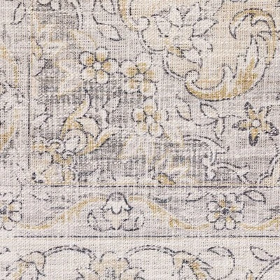 Marcel Vintage Traditional Medallion Area Rug Beige/Gold - Captiv8e Designs 6 Marcel Vintage Traditional Medallion Area Rug Beige/Gold - Captiv8e Designs - Image 6