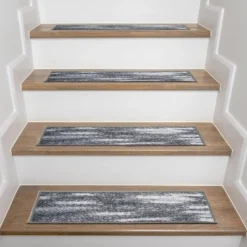 World Rug Gallery Distressed Abstract Non-Slip Stair Treads 13 World Rug Gallery Distressed Abstract Non-Slip Stair Treads -Home Decor Series Store GUEST 7d4a84c7 a6ed 4f67 81f1 2f546218365b
