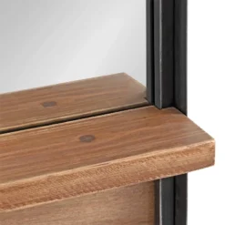 24" X 32" Owing Functional Wall Mirror Black - Kate & Laurel All Things Decor -Home Decor Series Store GUEST 7d61211e 3058 4171 aa31 dd0527760d9c