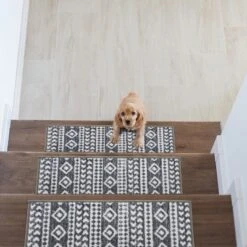 World Rug Gallery Geometric Bohemian Non-Slip Stair Treads 14 World Rug Gallery Geometric Bohemian Non-Slip Stair Treads -Home Decor Series Store GUEST 7ea5fa04 bc2d 4f24 a03d fc7dfbe05fe7