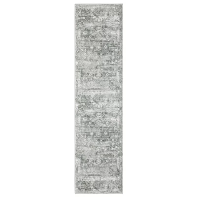 Micah Washable Distressed Oriental Indoor Area Rug Gray/Ivory - Captiv8e Designs 12 Micah Washable Distressed Oriental Indoor Area Rug Gray/Ivory - Captiv8e Designs - Image 12