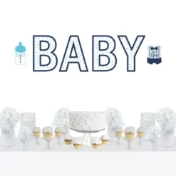 Big Dot Of Happiness It's A Boy - Peel And Stick Blue Baby Shower Standard Banner Wall Decals - Baby 11 Big Dot Of Happiness It's A Boy - Peel And Stick Blue Baby Shower Standard Banner Wall Decals - Baby -Home Decor Series Store GUEST 817fa401 f6ce 47c8 843d 4610509c0338