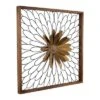 Ashlyn Bloom Wall Decor Gold/Natural - A&B Home