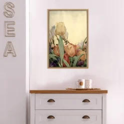 16" X 23" Garden Fantasy I Tulip Framed Canvas Wall Art - Amanti Art -Home Decor Series Store GUEST 83a535cd 5802 40d3 adb4 6f9e3d28e35c