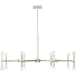 Possini Euro Design Marya Brushed Nickel Chandelier 37 3/4" Wide Modern 16-Light Fixture For Dining Room House Foyer Kitchen Island Entryway Bedroom 10 Possini Euro Design Marya Brushed Nickel Chandelier 37 3/4" Wide Modern 16-Light Fixture For Dining Room House Foyer Kitchen Island Entryway Bedroom -Home Decor Series Store GUEST 83d8604e 47bc 4d42 b632 39f477bdbd94