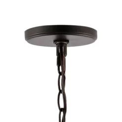 13.5" 3-Light Bee Modern Farmhouse Iron/Glass LED Pendant Oil Rubbed Bronze/Clear - JONATHAN Y -Home Decor Series Store GUEST 84a58899 f762 490d a012 a7c502c4b7fb